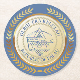 パラオ公式シール ラウンドペーパーコースター