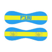 パラオ国旗とコート・オブ・アームズ愛国心 野球ボール (パネル)