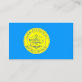 パラオ国旗とシール、パラオ国旗 名刺 (正面)