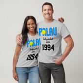 パラオ国旗の独立性お祝い Tシャツ (ユニセックス)