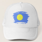 パラオ国旗 キャップ (正面)