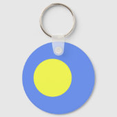 パラオ国旗 キーホルダー (正面)