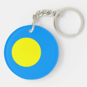 パラオ国旗 キーホルダー (裏面)