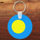 パラオ国旗 キーホルダー (正面)