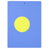 パラオ国旗 クリップボード (裏面)