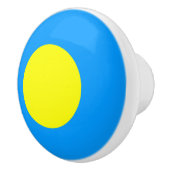 パラオ国旗 セラミックノブ (右)