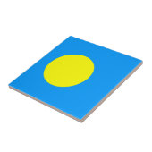 パラオ国旗 タイル (側面)