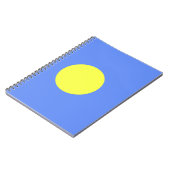 パラオ国旗 ノートブック (左側)