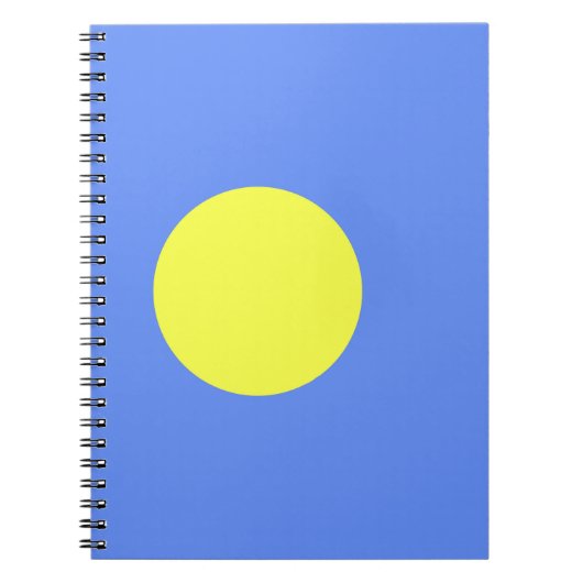 パラオ国旗 ノートブック (正面)