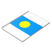 パラオ国旗 ノートブック (左側)