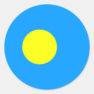 パラオ国旗、パラオ国旗 ラウンドシール