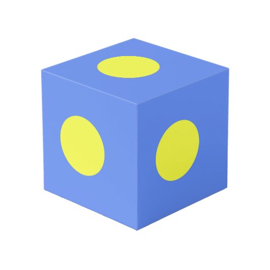 パラオ国旗 フォトキューブ (正面アングル)