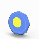 パラオ国旗 フォトブロック (右)