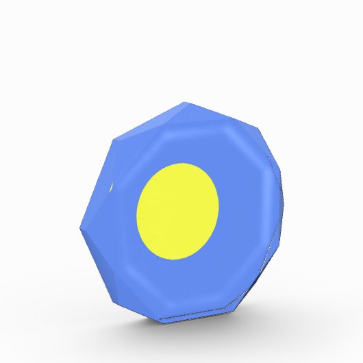 パラオ国旗 フォトブロック (左)