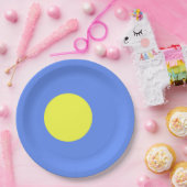 パラオ国旗 ペーパープレート (パーティー)