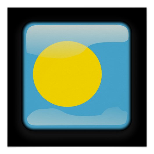 パラオ国旗 ポスター (正面)