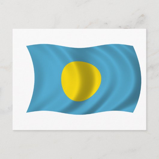 パラオ国旗 ポストカード (正面)