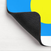 パラオ国旗 マウスパッド (コーナー)