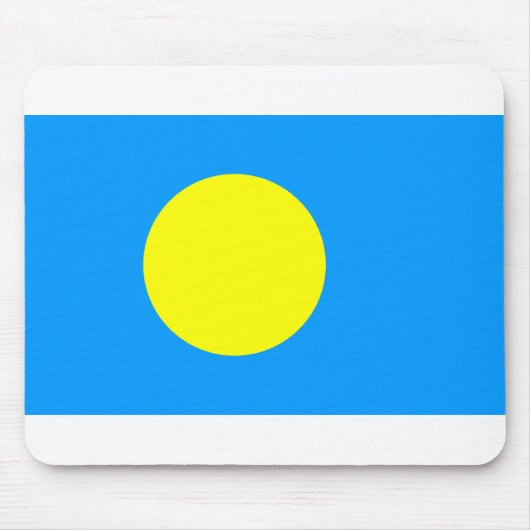 パラオ国旗 マウスパッド (正面)