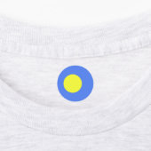 パラオ国旗 ラベル (貼付)