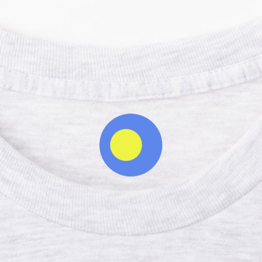 パラオ国旗 ラベル (貼付)