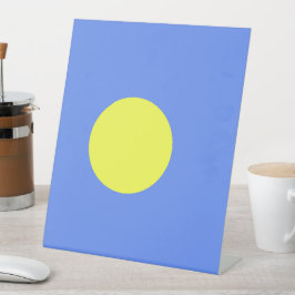 パラオ国旗 台座サイン