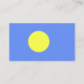 パラオ国旗 名刺 (正面)