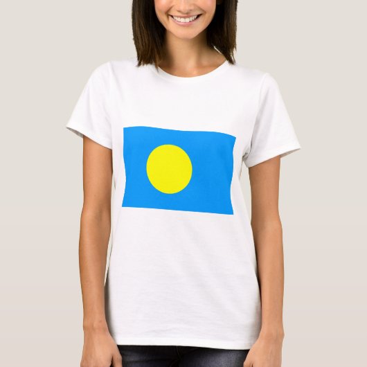 パラオ国旗 Tシャツ (正面)