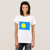 パラオ国旗 Tシャツ (正面フル)
