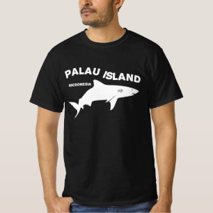 パラオ島スクーバダイビングとサメ Tシャツ