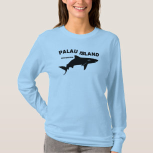 パラオ島 – ミクロネシアシャークダイビング Tシャツ