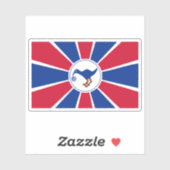 パラオ州国旗 シール (シート)