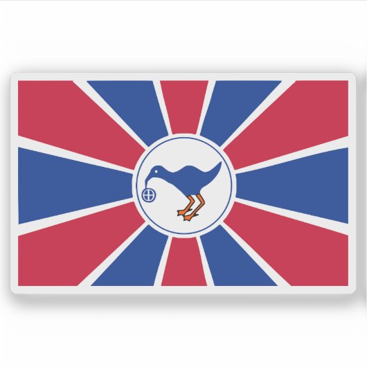 パラオ州国旗 シール (正面)