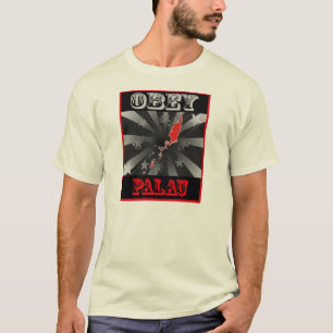 パラオ諸島に従って下さい Tシャツ