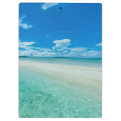 パラオ·ブルー·トロピカル·シースケープ クリップボード (裏面)