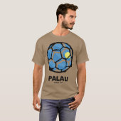 パラオ 国旗 Tシャツ (正面フル)