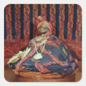 パラカス墓地からのペルーのミイラ スクエアシール (正面)