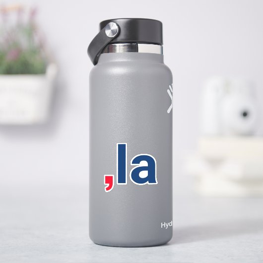 パラカマラおもしろいの赤い青 シール (HydroFlask)