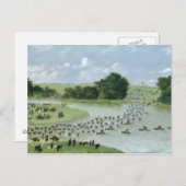 パラグアイのサン・ホアキン川の交差点， 1865 ポストカード (正面/裏面)