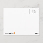 パラグアイのハイビスカス花はがき ポストカード (裏面)