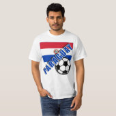 パラグアイの世界のサッカーファンのTシャツ Tシャツ (正面フル)