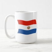 パラグアイの国旗マグカップ コーヒーマグカップ (左)