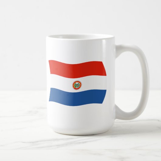 パラグアイの国旗マグカップ コーヒーマグカップ (右)