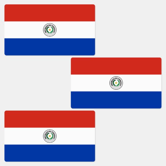 パラグアイの国旗 ラベル (グループ)