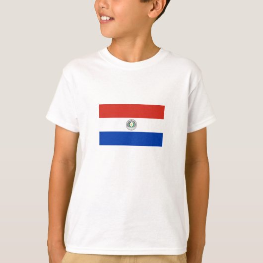 パラグアイの国旗 Tシャツ (正面)