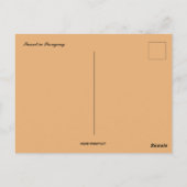 パラグアイの夕日 ポストカード (裏面)