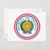 パラグアイの紋章 ポストカード (正面/裏面)