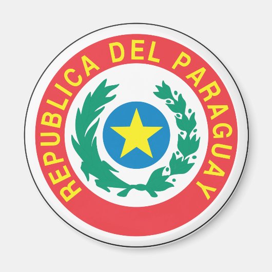 パラグアイの紋章 マグネット (正面)