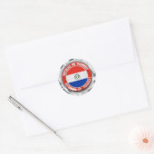 パラグアイ丸エンブレム ラウンドシール (封筒)