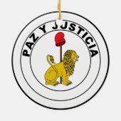 パラグアイ印章 セラミックオーナメント (裏面)